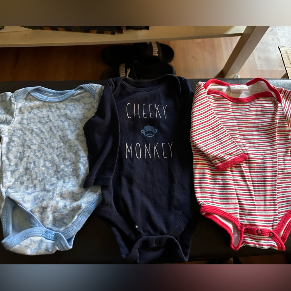 Baby boy long sleeve onsies